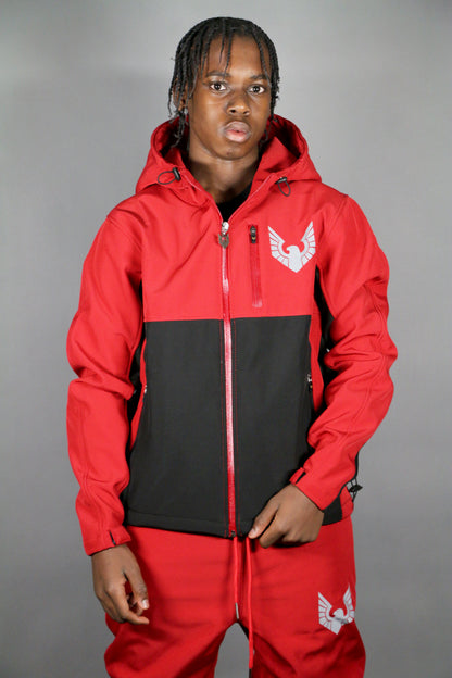 Altitude X Tracksuit Red/Black (Boys)