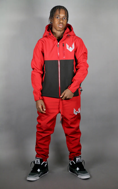 Altitude X Tracksuit Red/Black (Boys)