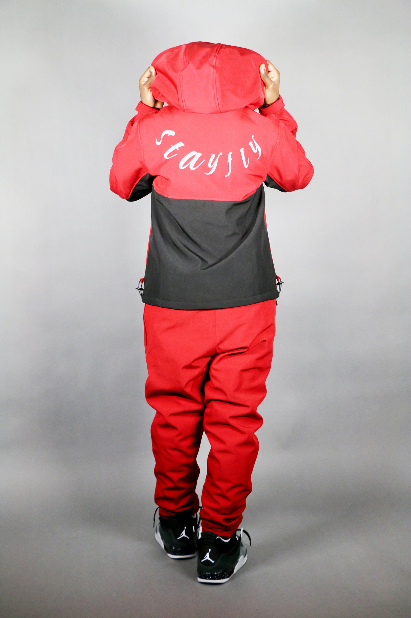 Altitude X Tracksuit Red/Black (Boys)