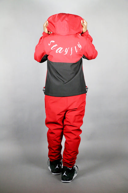 Altitude X Tracksuit Red/Black (Boys)
