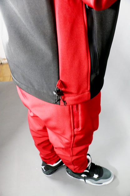 Altitude X Tracksuit Red/Black (Boys)