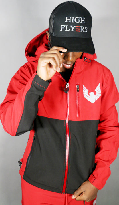 Altitude X Tracksuit Red/Black (Boys)