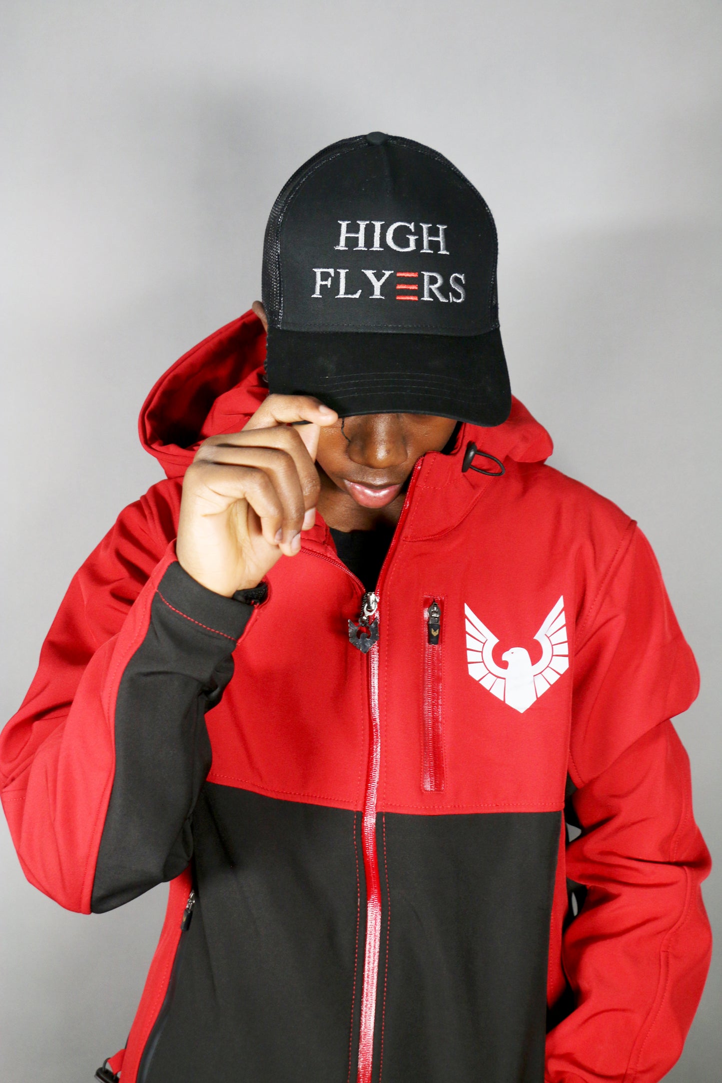 Altitude X Tracksuit Red/Black (Boys)