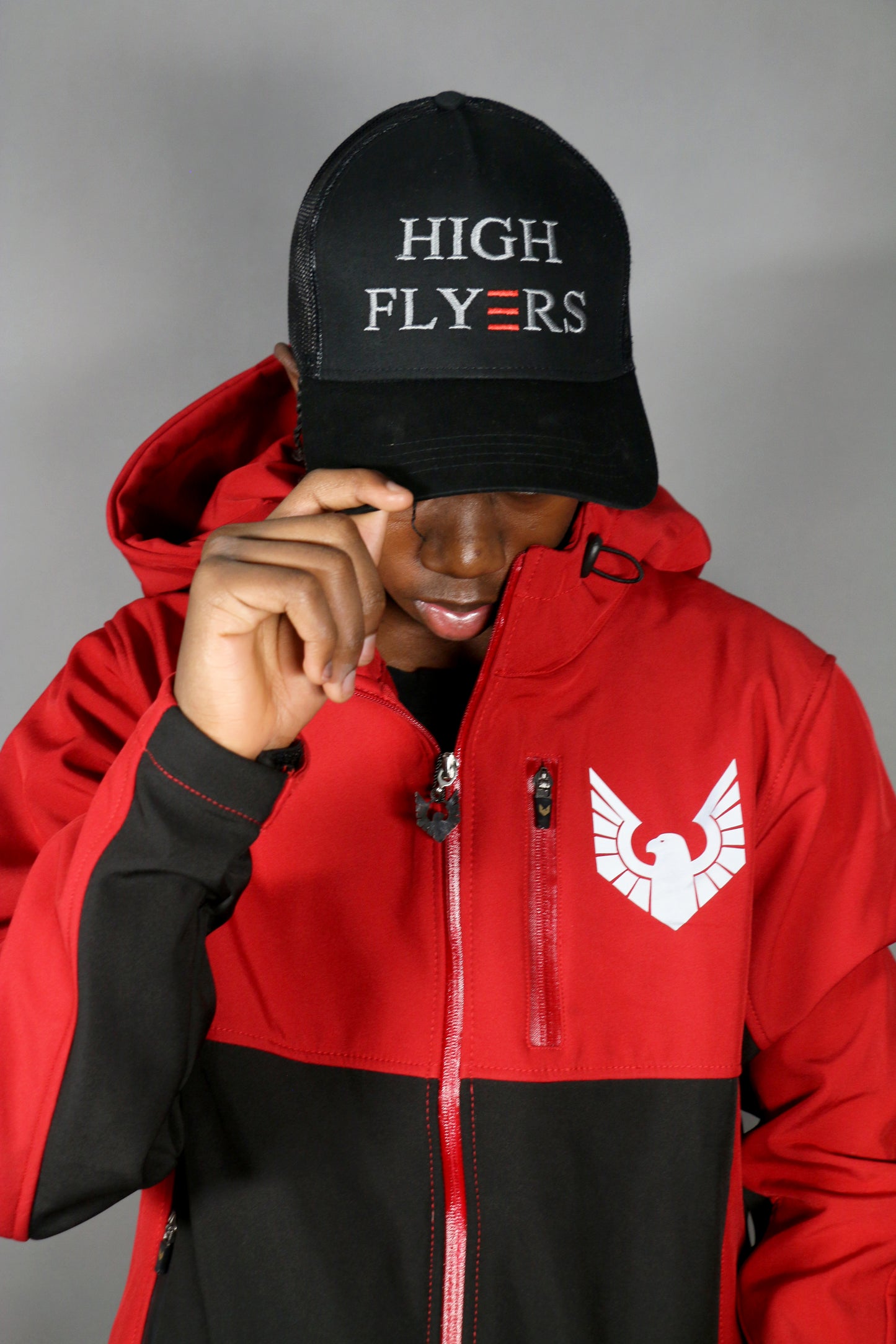 Altitude X Tracksuit Red/Black (Boys)