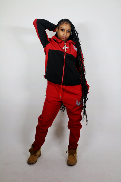 Altitude X Tracksuit - Red/Black (Women's)