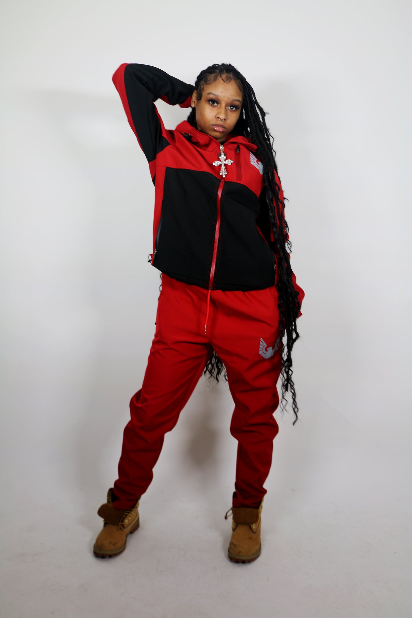 Altitude X Tracksuit - Red/Black (Women's)