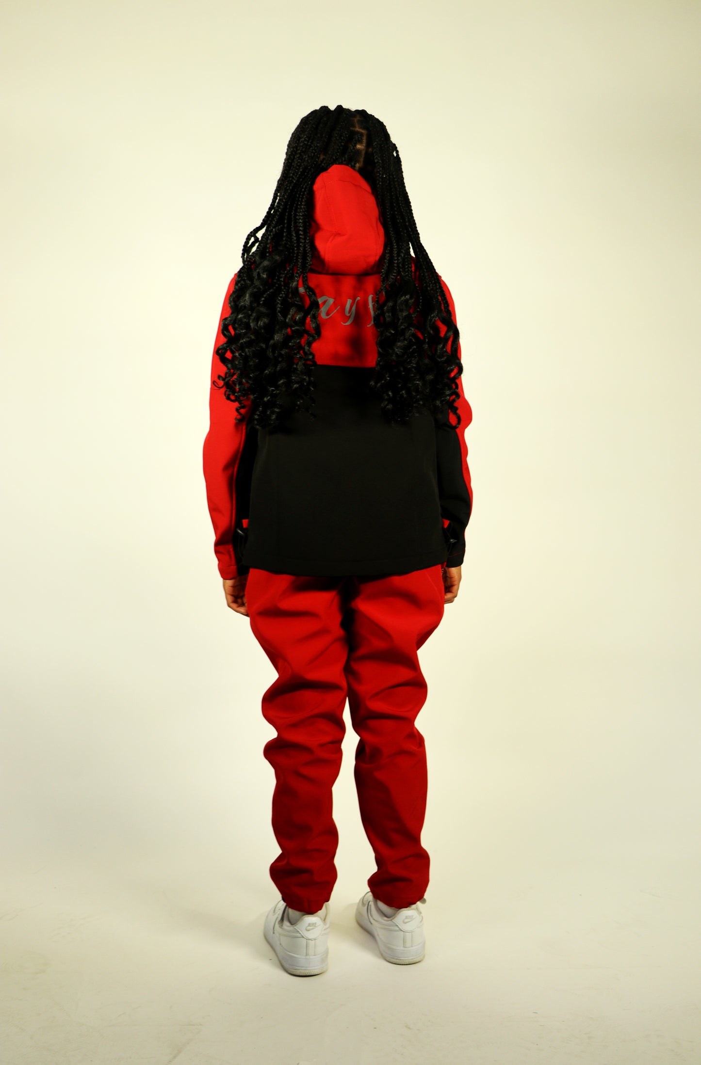 Altitude X Tracksuit Red/Black (Girls)