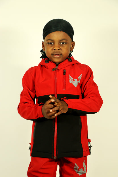 Altitude X Tracksuit Red/Black (Boys)
