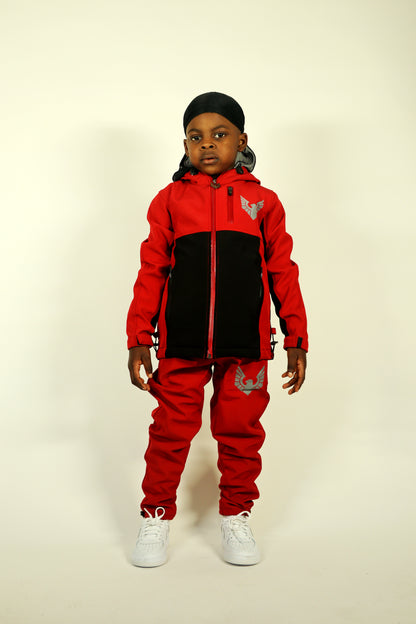 Altitude X Tracksuit Red/Black (Boys)
