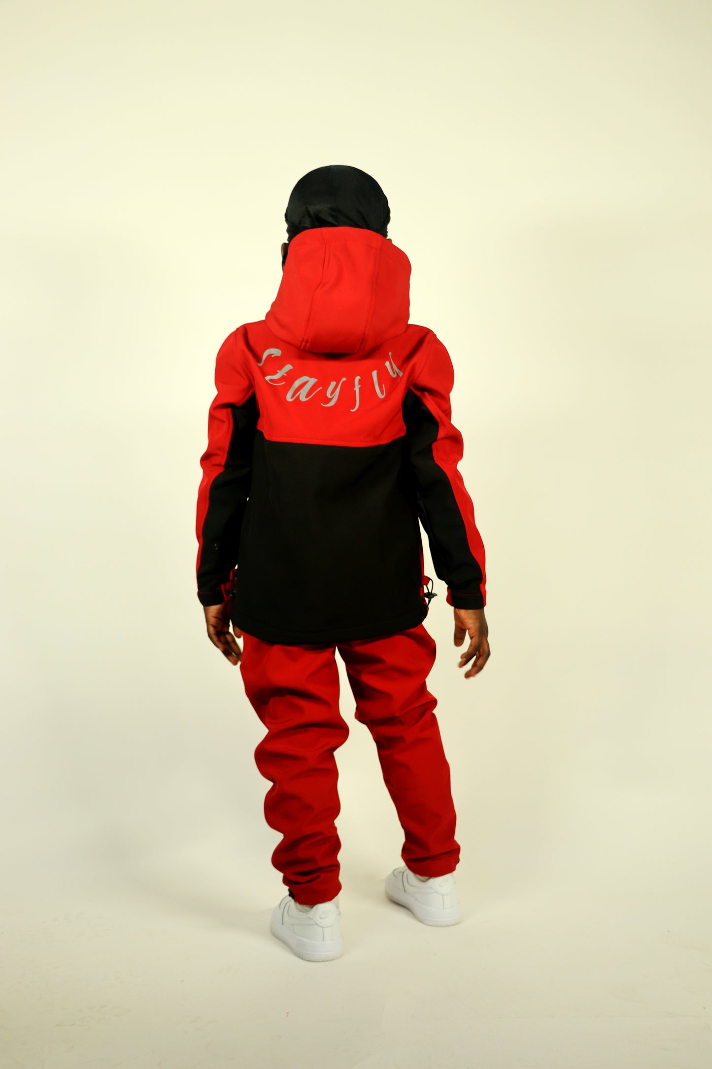 Altitude X Tracksuit Red/Black (Boys)