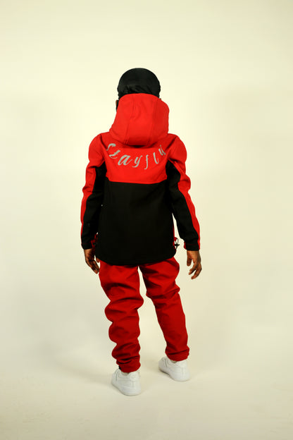 Altitude X Tracksuit Red/Black (Boys)