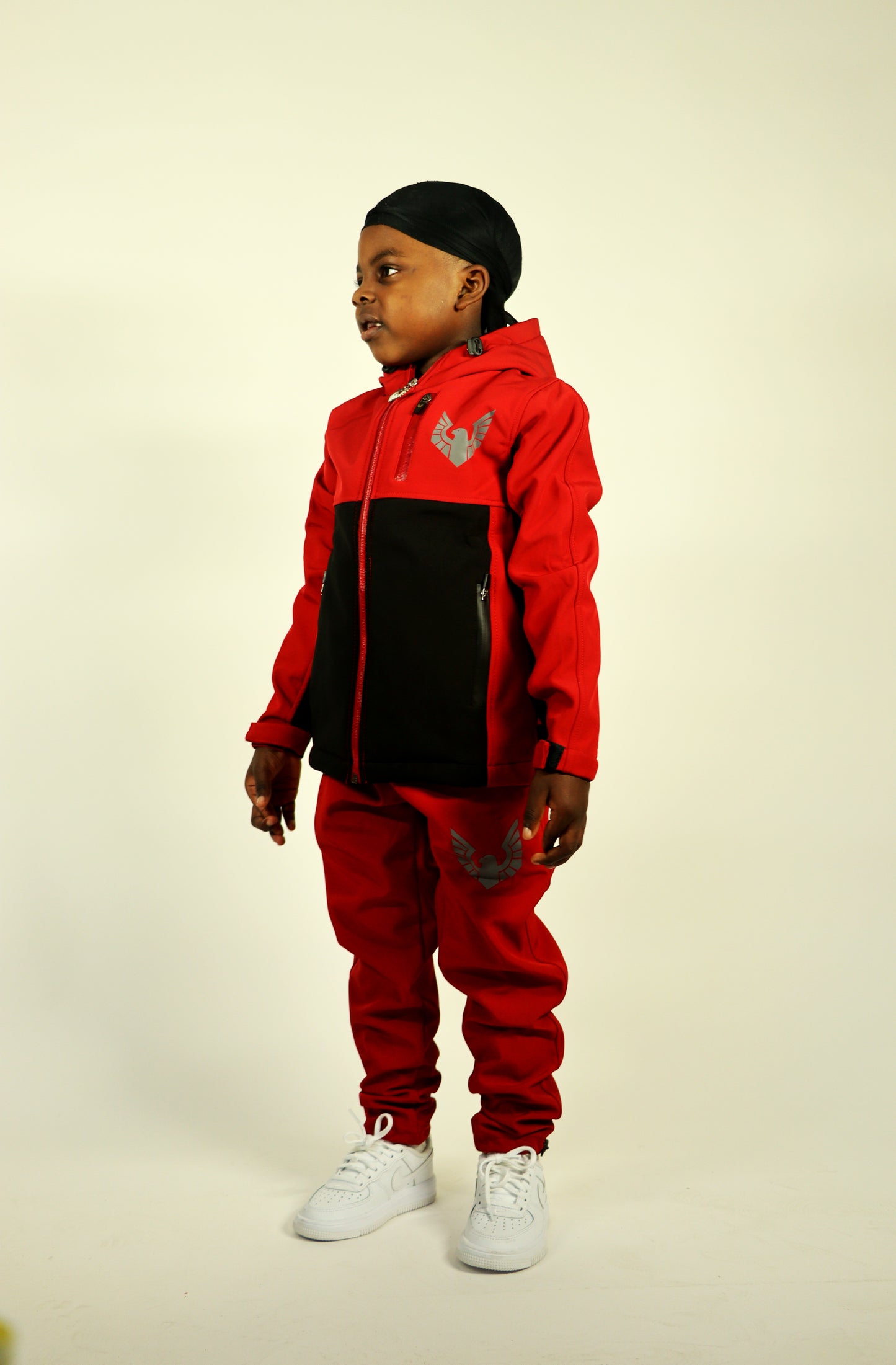 Altitude X Tracksuit Red/Black (Boys)
