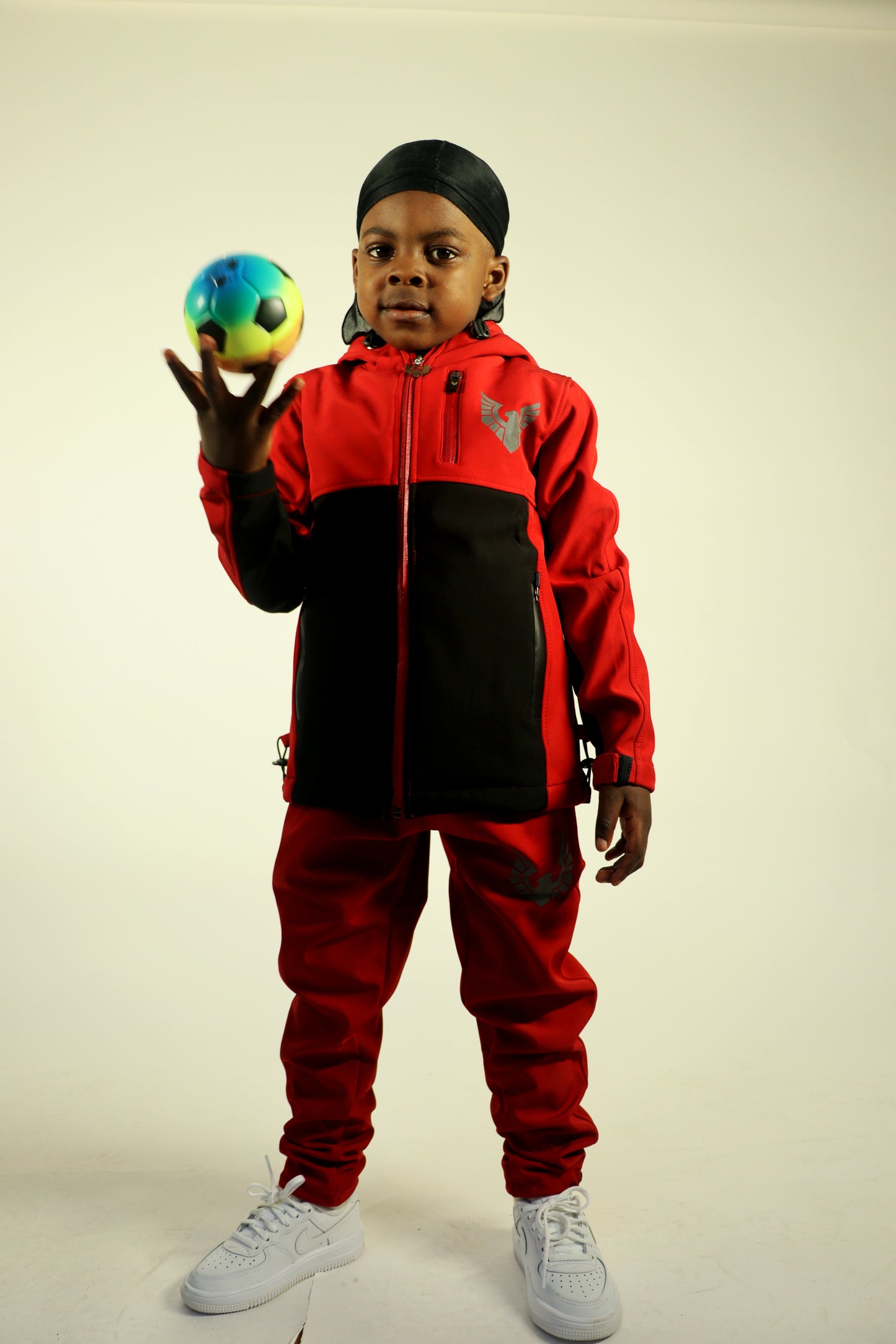 Altitude X Tracksuit Red/Black (Boys)