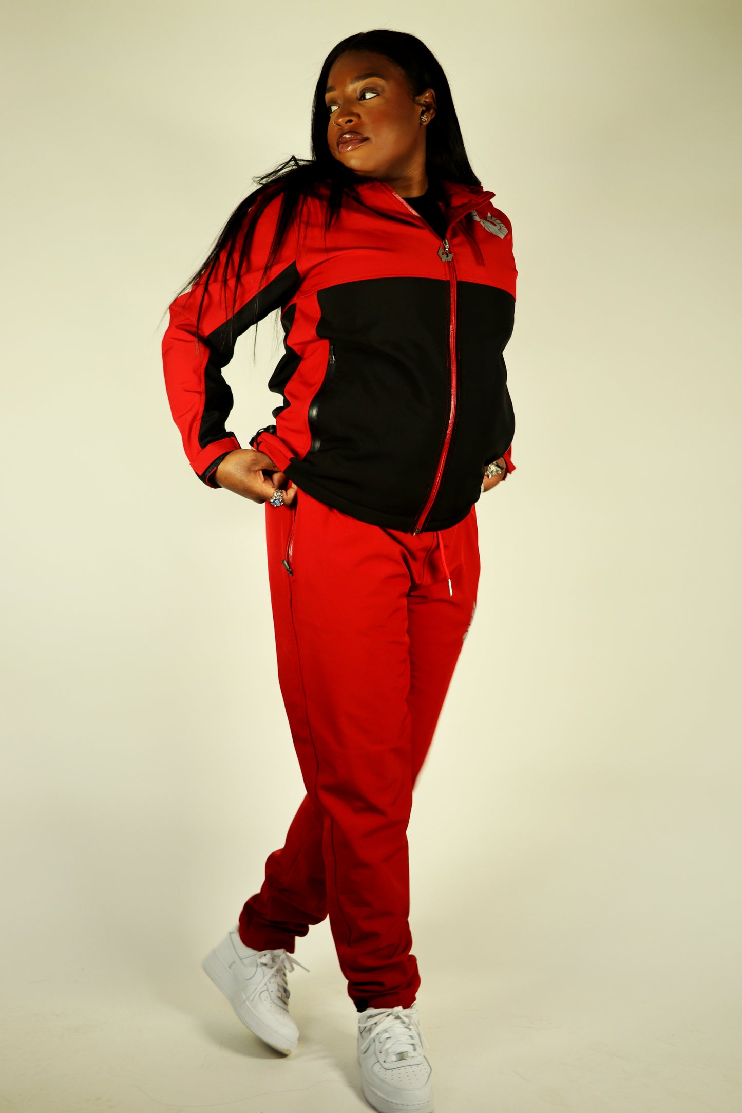 Altitude X Tracksuit - Red/Black (Women's)