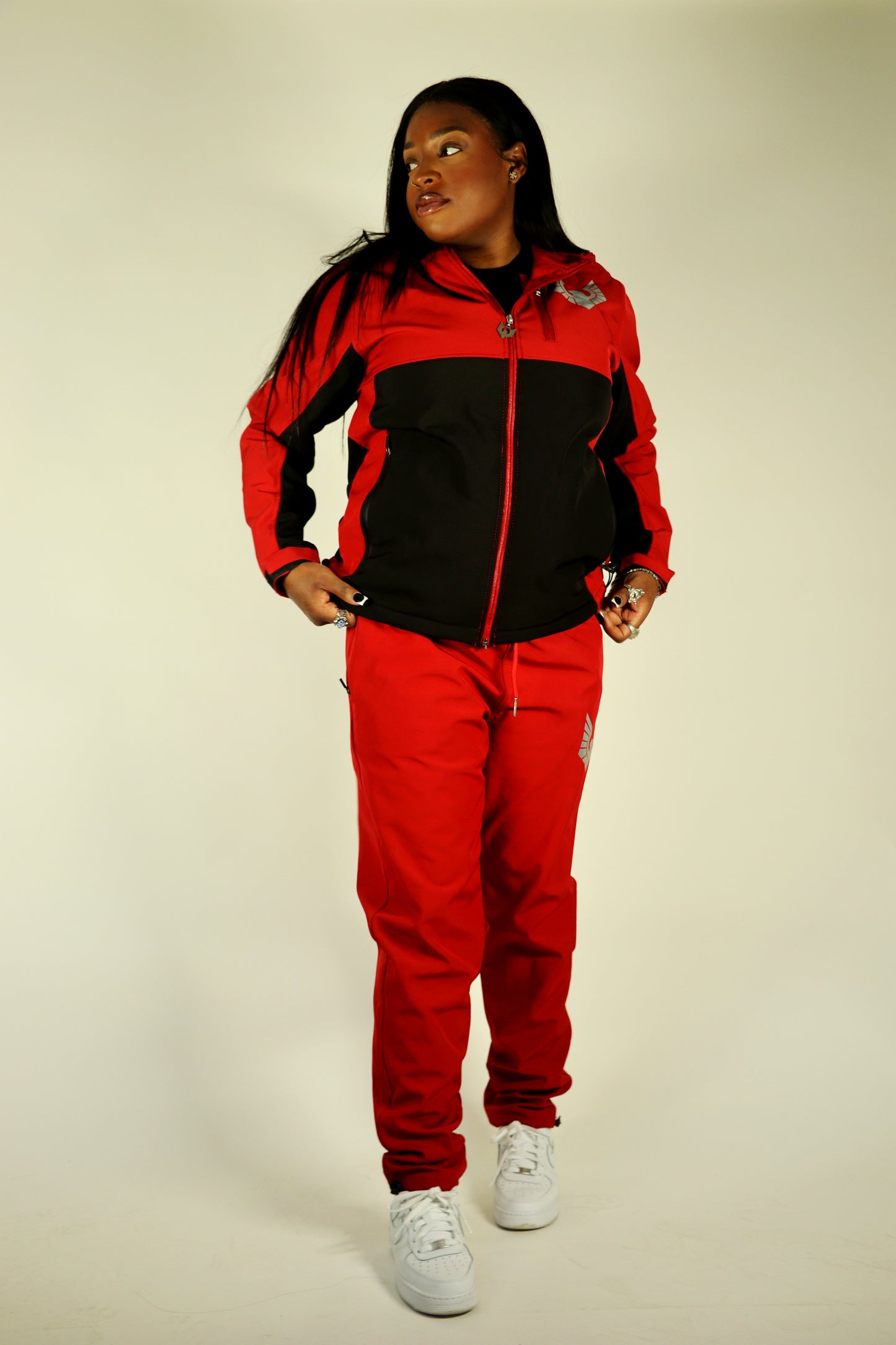 Altitude X Tracksuit - Red/Black (Women's)