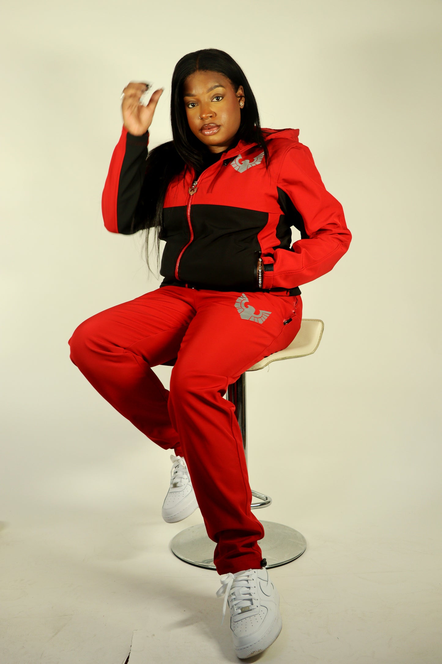Altitude X Tracksuit - Red/Black (Women's)