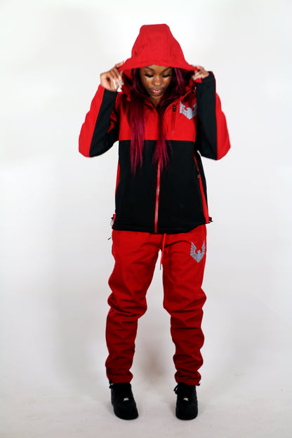 Altitude X Tracksuit - Red/Black (Women's)