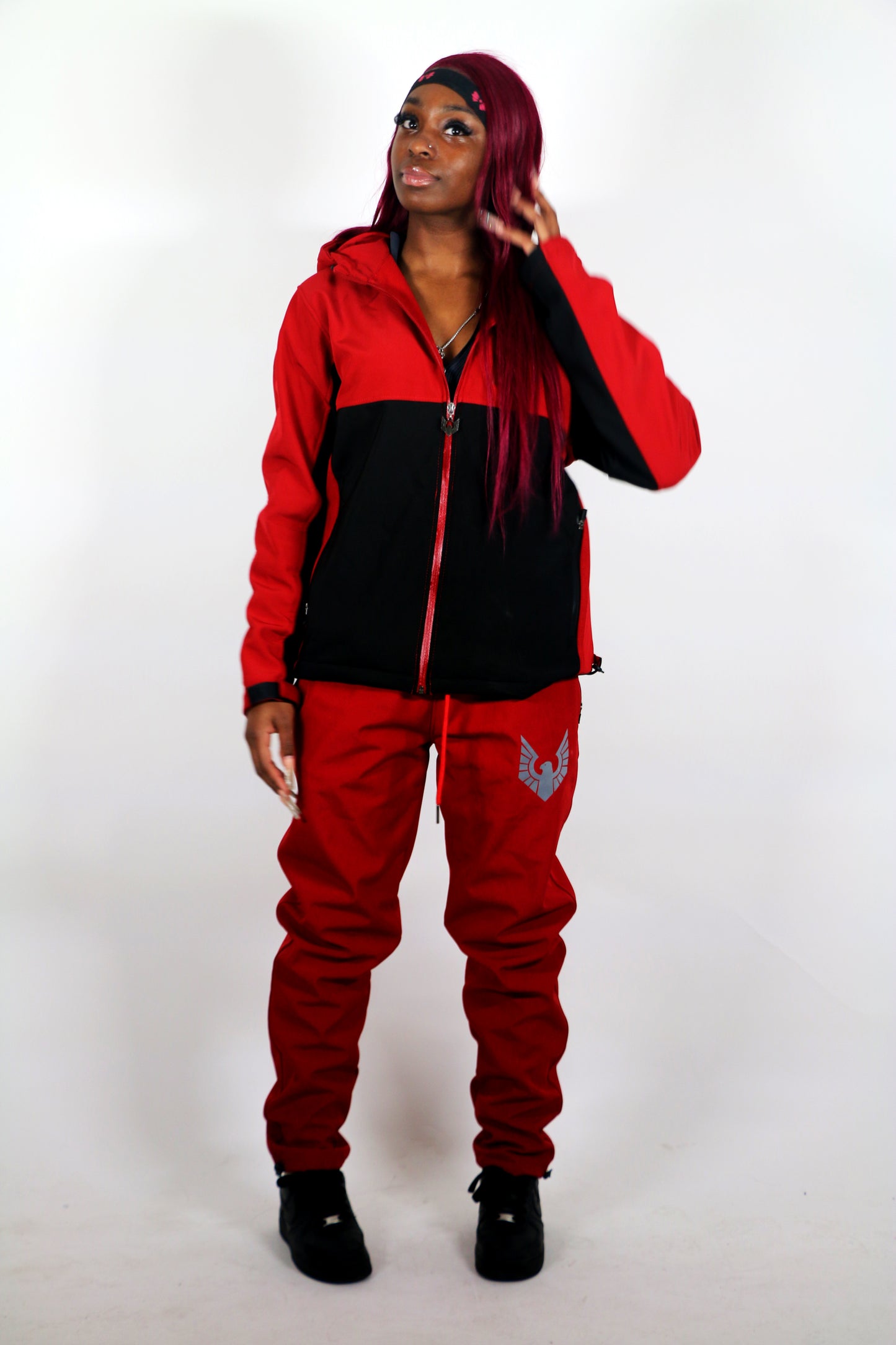 Altitude X Tracksuit - Red/Black (Women's)