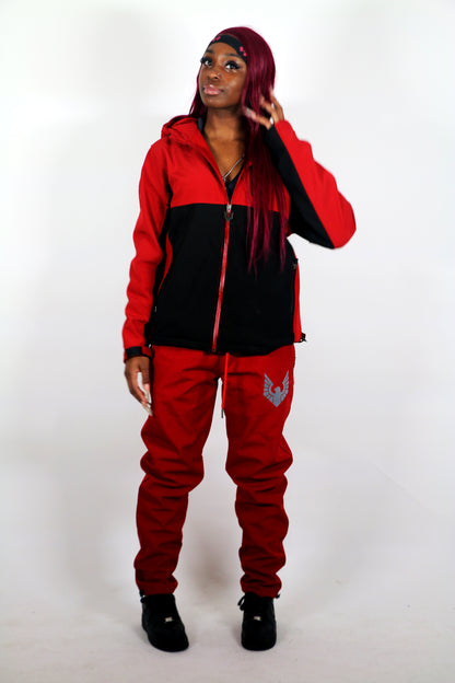 Altitude X Tracksuit - Red/Black (Women's)