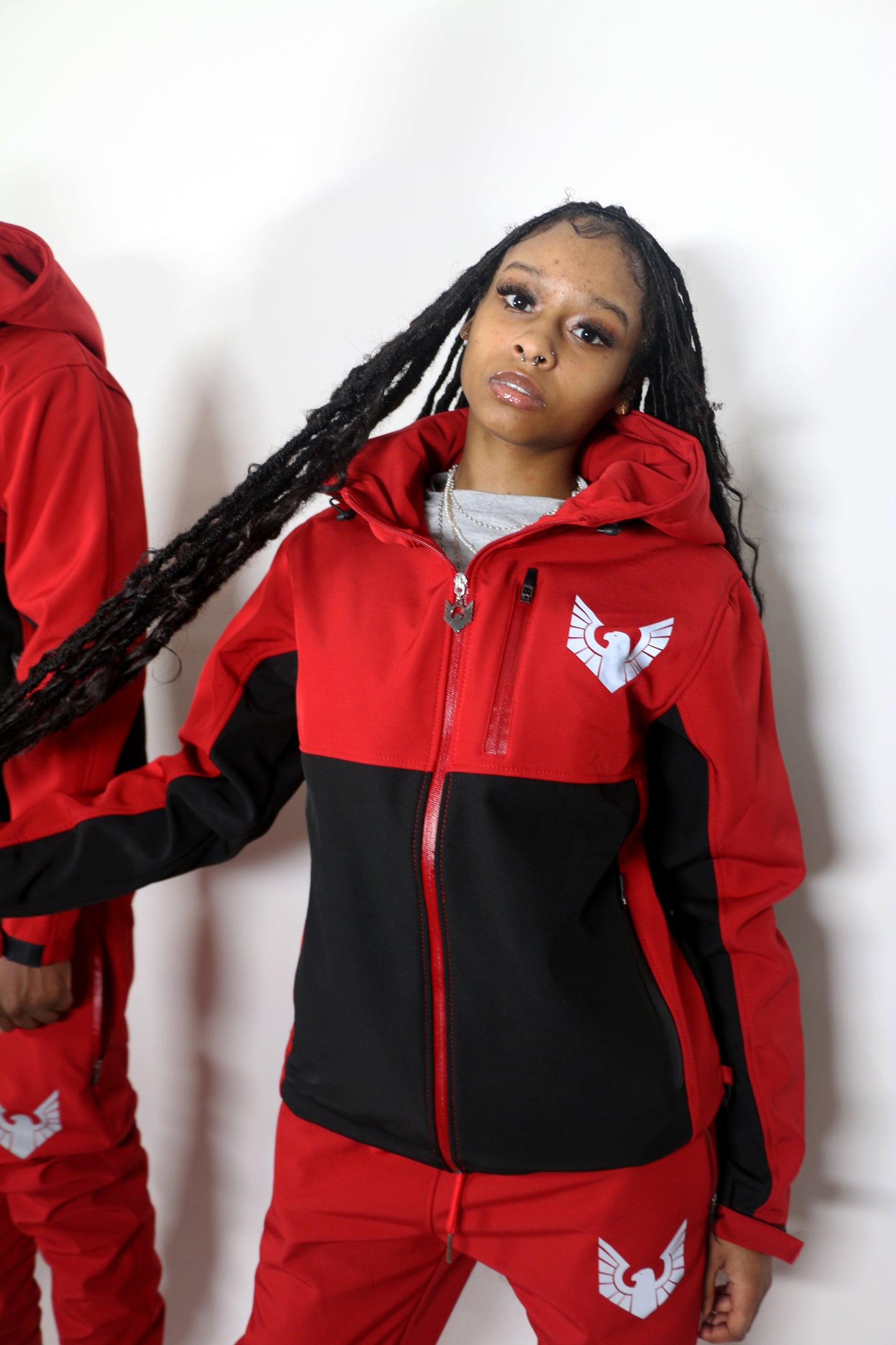 Altitude X Tracksuit - Red/Black (Women's)