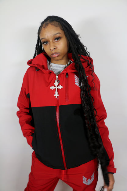 Altitude X Tracksuit - Red/Black (Women's)