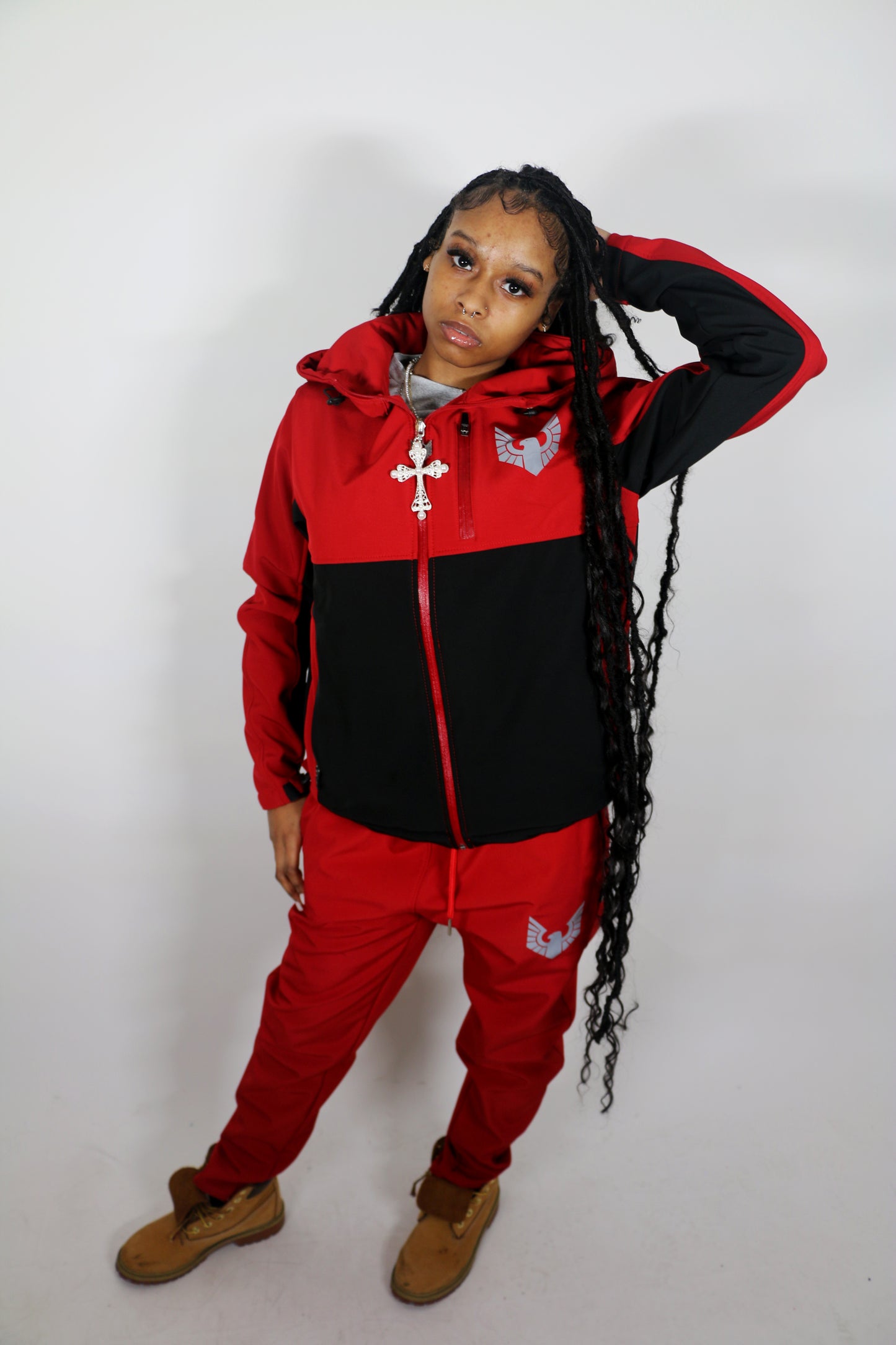 Altitude X Tracksuit - Red/Black (Women's)
