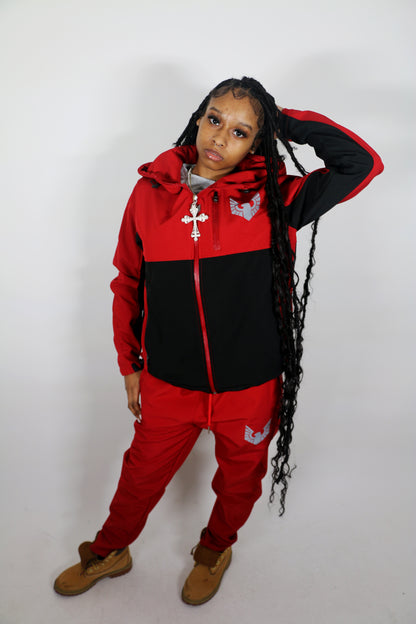 Altitude X Tracksuit - Red/Black (Women's)