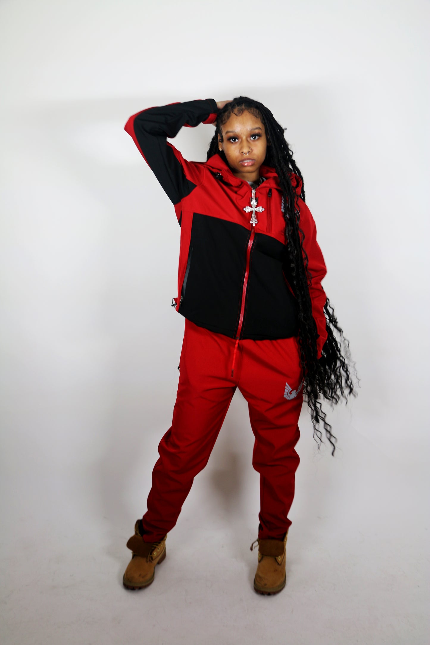 Altitude X Tracksuit - Red/Black (Women's)
