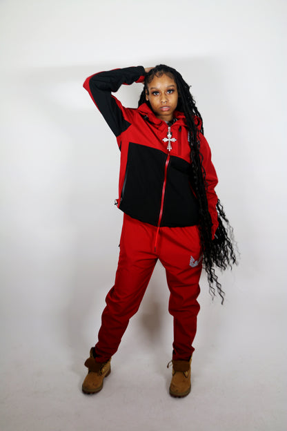 Altitude X Tracksuit - Red/Black (Women's)