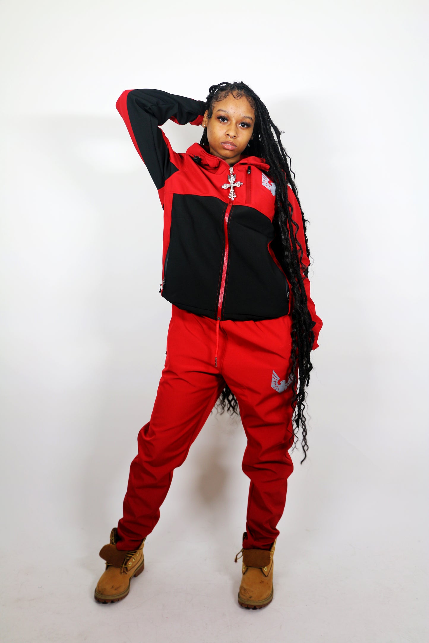 Altitude X Tracksuit - Red/Black (Women's)
