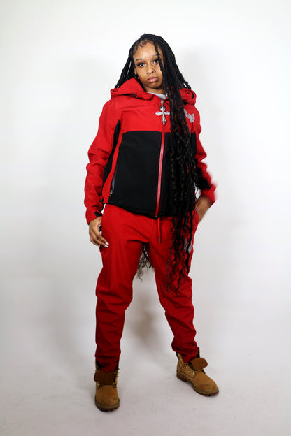 Altitude X Tracksuit - Red/Black (Women's)