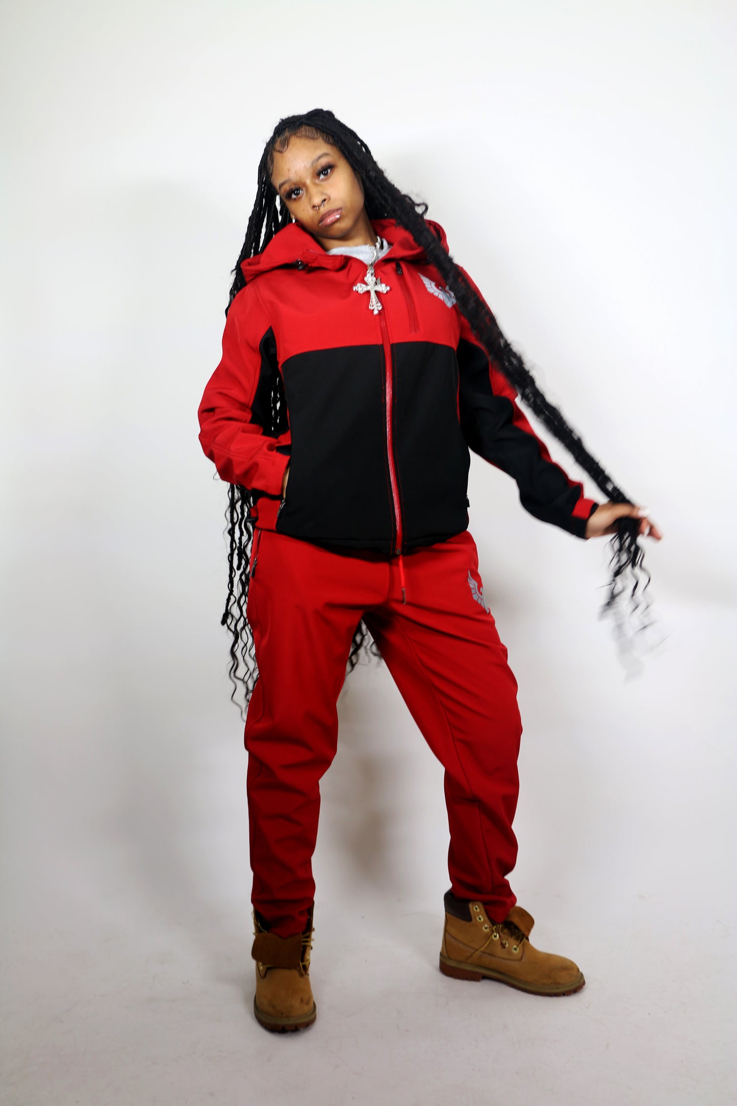 Altitude X Tracksuit - Red/Black (Women's)