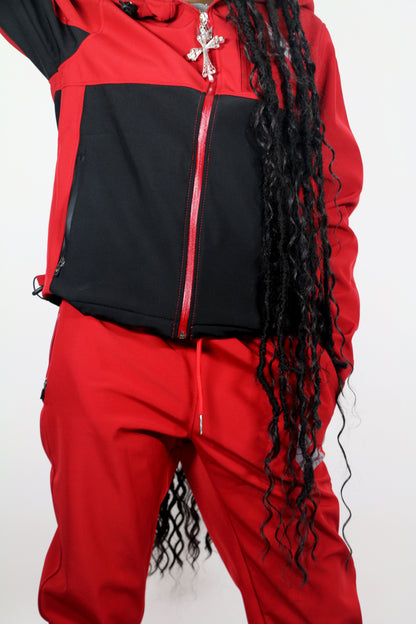 Altitude X Tracksuit - Red/Black (Women's)