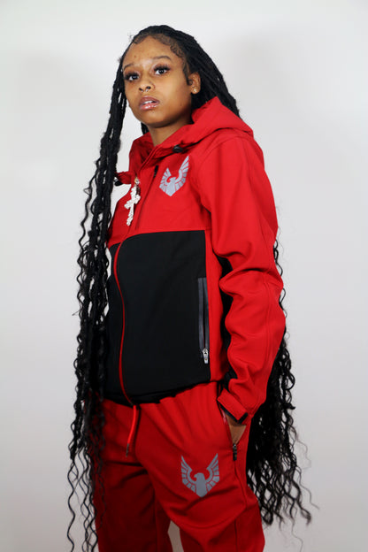 Altitude X Tracksuit - Red/Black (Women's)
