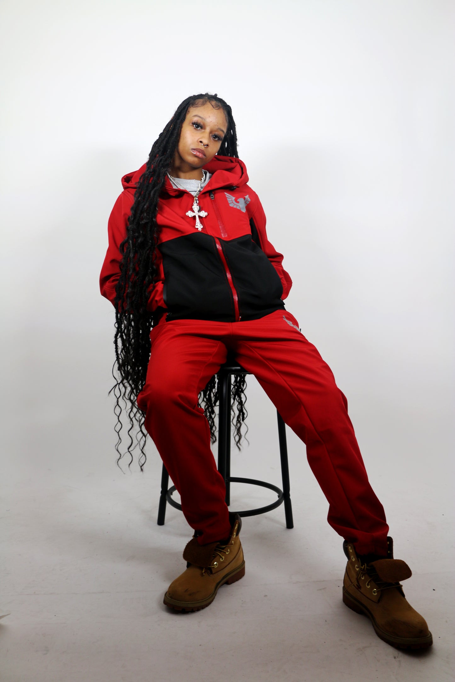 Altitude X Tracksuit - Red/Black (Women's)