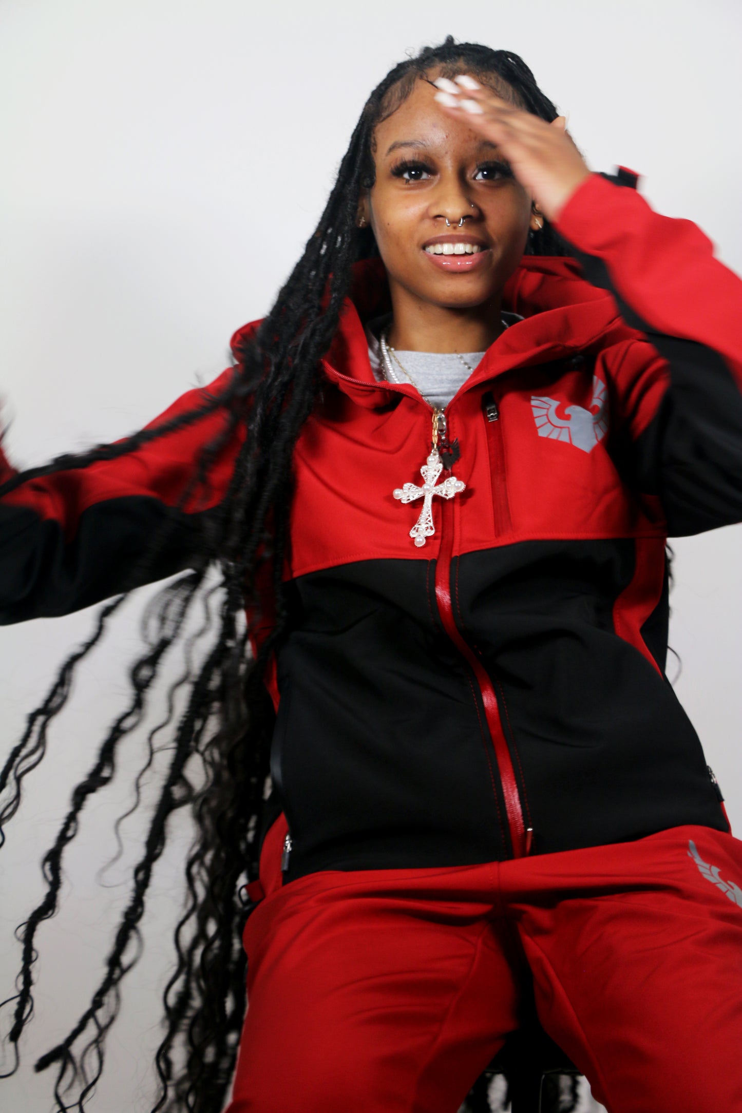Altitude X Tracksuit - Red/Black (Women's)