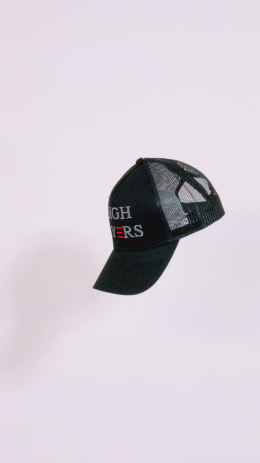 Black Trucker Cap